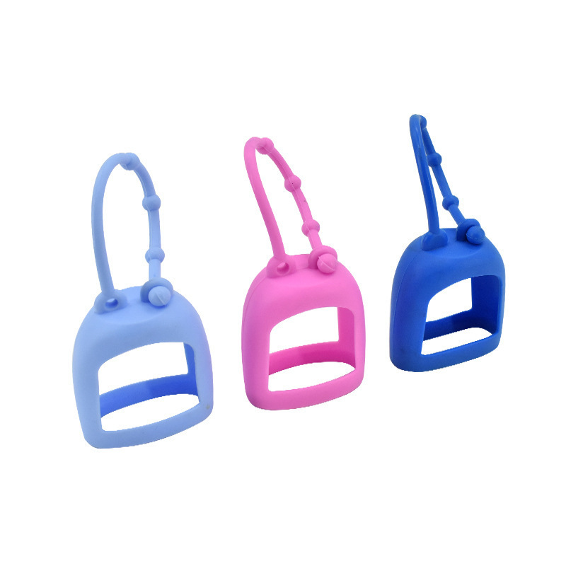 BBW免水洗手液瓶双面镂空硅胶套东莞源头工厂供应BBW瓶硅胶挂套