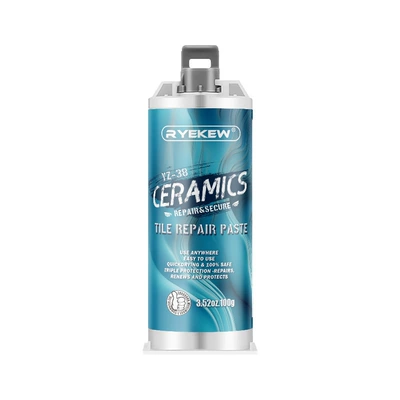 Ryekew Industrial Grade Caster Glue Ab Glue Repair Agent Leak-Proof Waterproof Plugging Metal Cast Iron Glue (Auto glass repair liquid) - 100ml-casters-glue