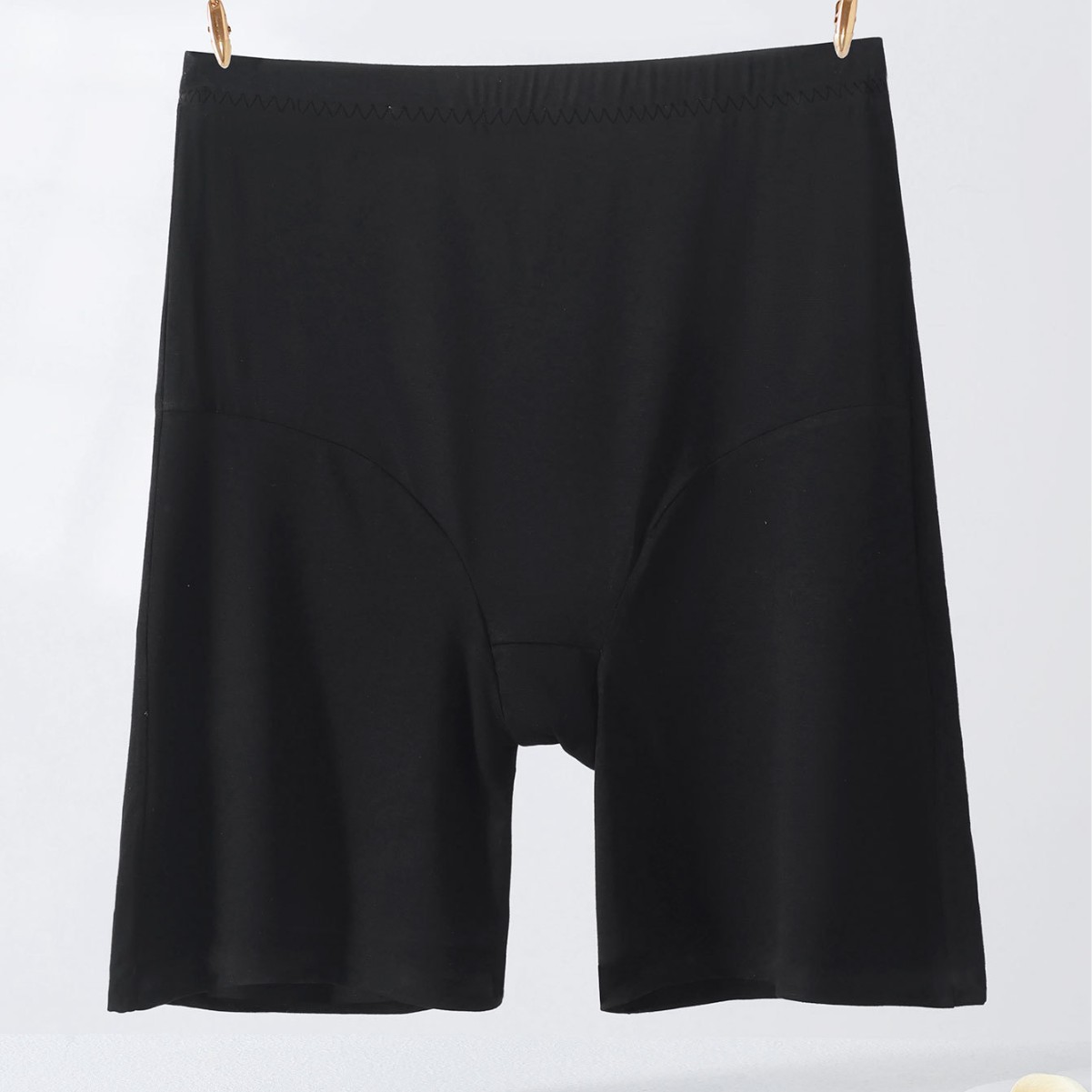 Modal Fabric Elastic Seamless Anti-Exposure Safety Plus-Size Women's Seamless Summer Thin Leggings Boxer Shorts