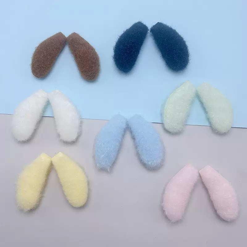 双面毛绒狗耳朵儿童发箍diy辅料玩偶娃娃鞋袜帽装饰配件小狗耳朵
