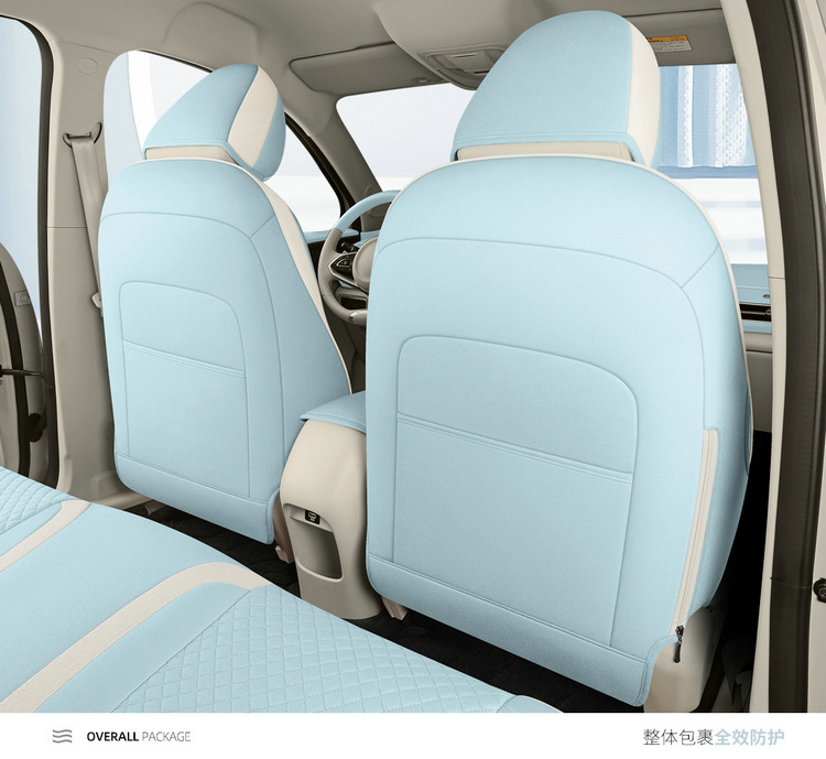 24 Euler Good Cat Seat Cover All-inclusive Autumn and Winter Four Seasons Fabric Linen Seat Cover Interior Modification Special Car Cushion
