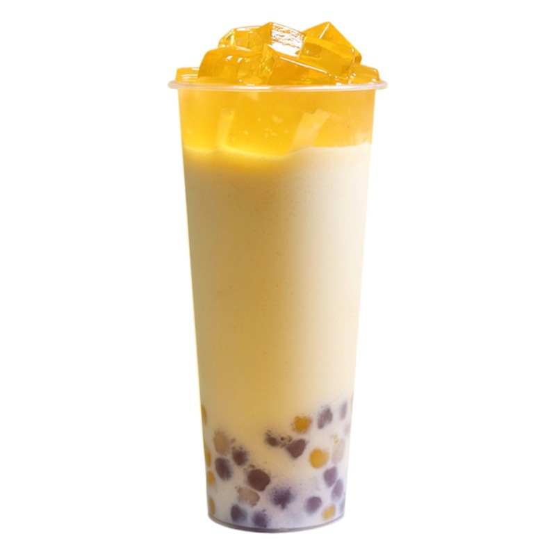 Vasos desechables para té con leche de 90 ml, gruesos y hechos de PP de primera calidad, vasos desechables comerciales al por mayor con tapas y logotipo impreso, vasos moldeados por inyección.