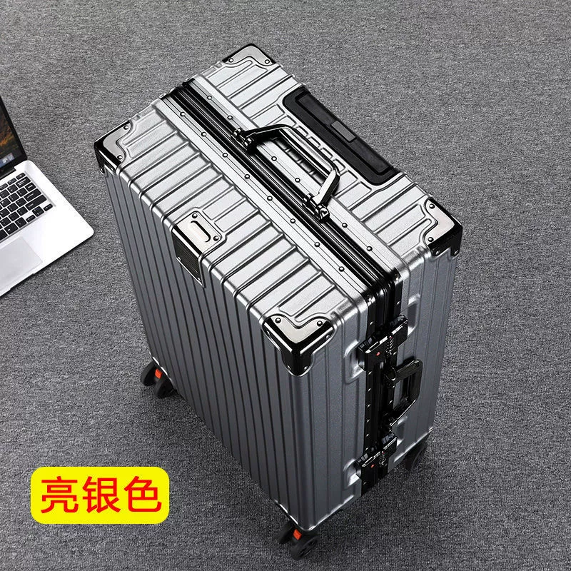 Metal durable capacious suitcase, 24inch, 28inch