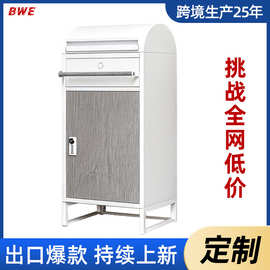 日本乐天爆款圆弧宅配箱信箱室外壁挂式邮筒快递柜防水邮箱定制