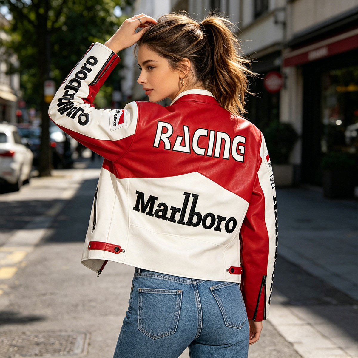 Ferrari, autumn windproof jersey, jacket, with embroidery, for beloved 3