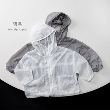 儿童夏季轻薄防晒衣2025新款男女宝宝韩版日系户外上衣外套潮童装