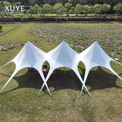 Outdoor multi-person large sunscreen rainproof hexagonal star Oxford cloth tent canopy camp picnic camping awning (Çadırlar)