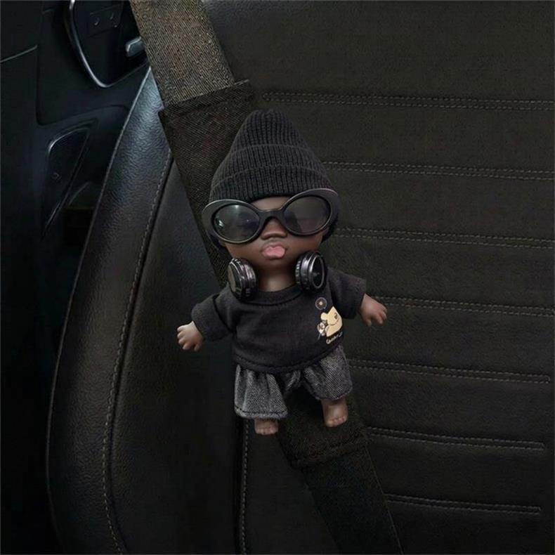 Cute Natasha Car Seatbelt Shoulder Pads, Car Interior Seatbelt Decoration, Anti-Wear Clothing, Couple Set for Women