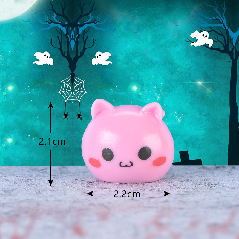 ハロウィンかわいいカボチャランタンゴーストヴァンパイアマイクロ風景アクセサリーケーキ車の装飾品|undefined