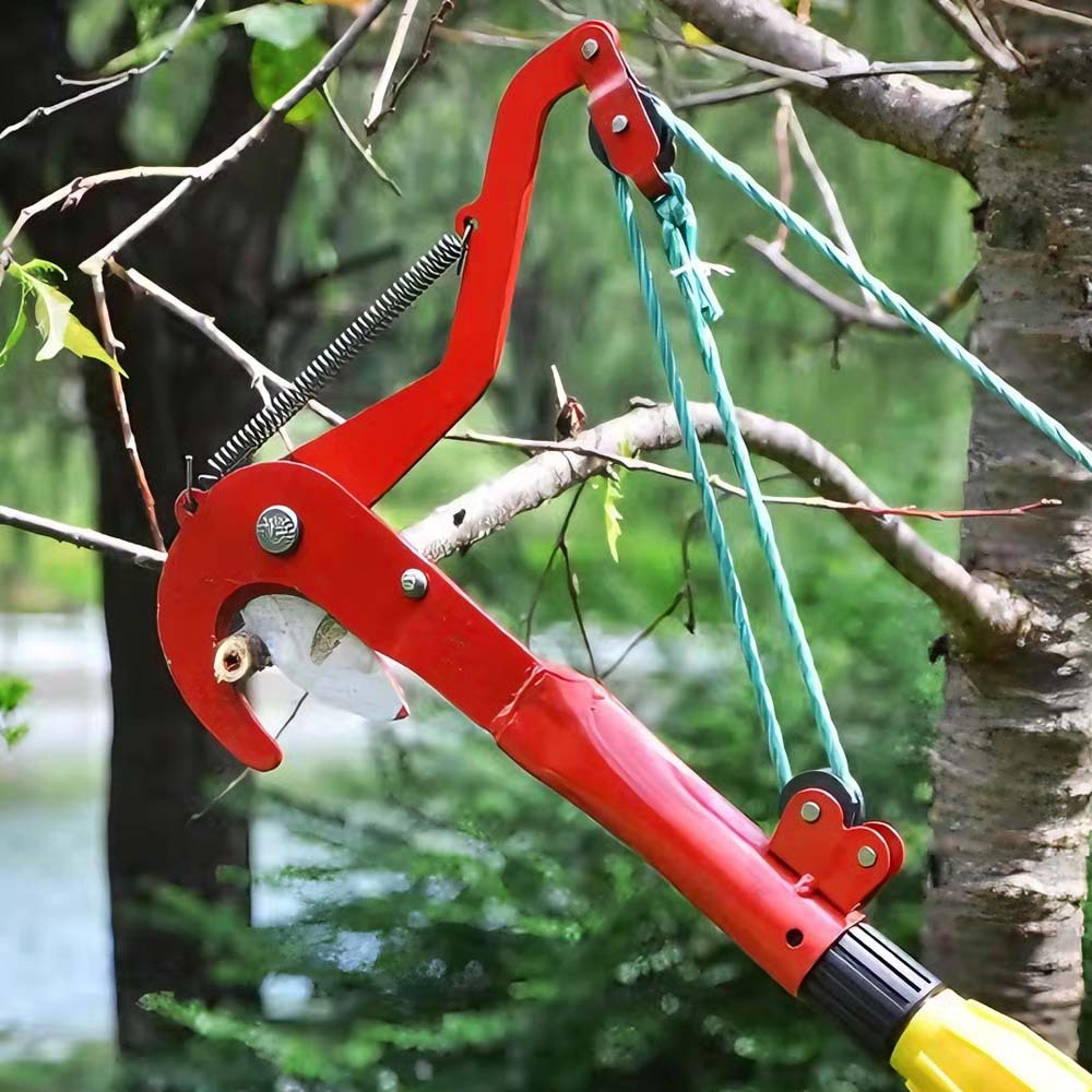 Tijeras para cortar ramas a gran altura, tijeras de poda grandes, tijeras de poda, tijeras para recoger frutas, tijeras para recoger longan y lichi.