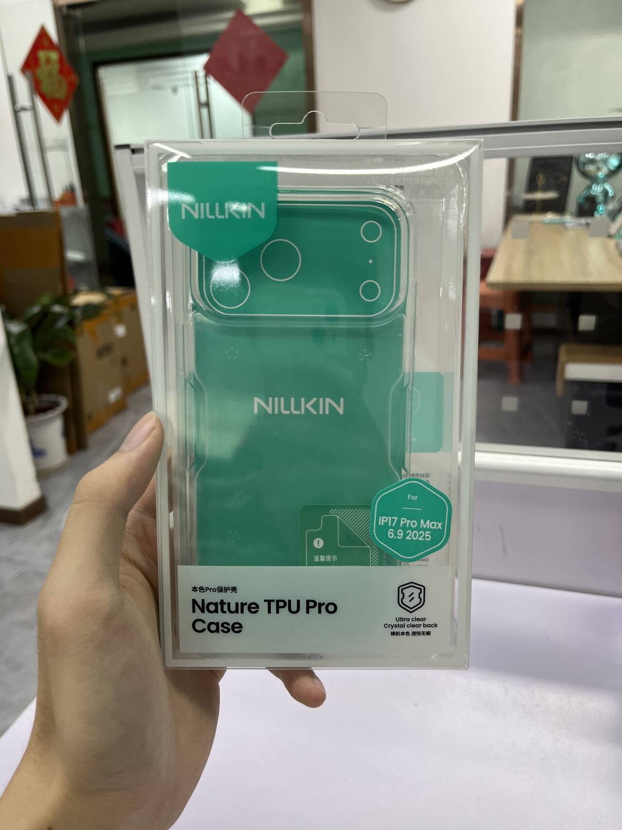 Ốp lưng Nillkin trong suốt chống rơi cho iPhone 17 Pro Max, vỏ cứng mềm kết hợp — iPhone 17 Trắng, iPhone Air Trắng, iPhone 17 Pro Trắng, iPhone 17 Pro Max Trắng chi tiết 18