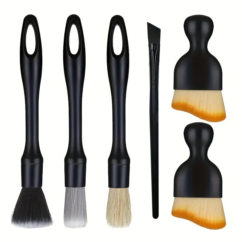 Car Interior Cleaning Brush Detail Brush 4-Piece Set Cleaning Brush Tire Brush Soft Bristle Brush Car Wash Tool Gap Brush Car Interior Cleaning Brush Detail Brush 4-Piece Set Cleaning Brush Tire Brush Soft Bristle Brush Car Wash Tool Gap Brush