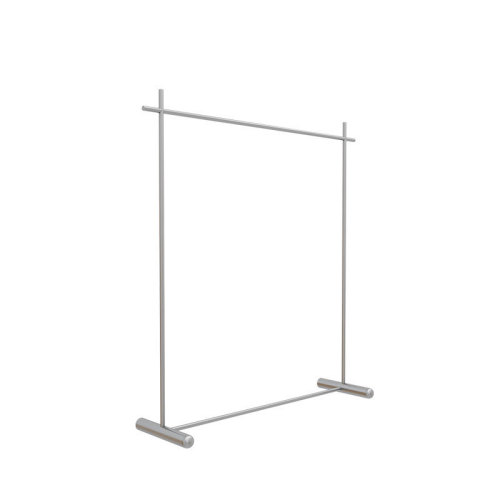 Clothing store stainless steel floor-standing display rack women's clothing store hanging rack clothes moving island shelf display props