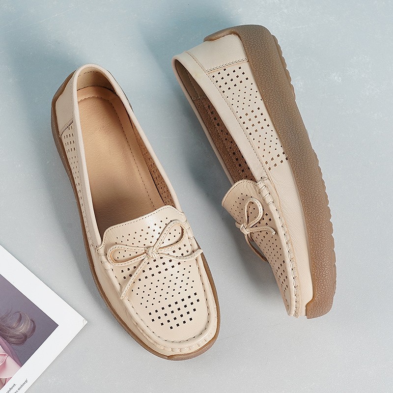 Nuevos zapatos Bean 26 primavera y verano suela suave hueco arco transpirable de moda superficial un zapato de moda simple