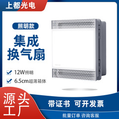 一体型天井換気扇 30*30 強力換気扇 浴室照明付き二合一浴室換気扇