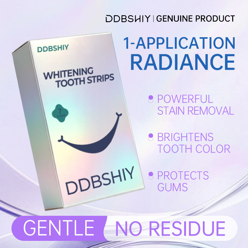 New cross-border product WHITENING TOOTH STRIPS: Whitening tooth strips to remove yellowing and give dazzling white teeth