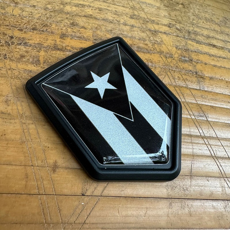 Amazon bandera nacional logotipo de automóvil de metal 3D estereoscópico bandera nacional auto etiqueta pegatinas mini etiqueta transfronteriza