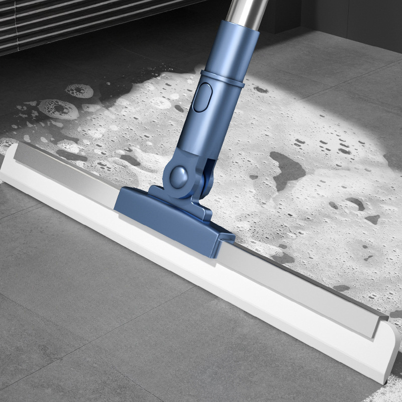 Magic Silicone Broom for Home Use, Water-Sweeping Floor Scraper, Floor Mop, Bathroom Hair Remover, Toilet Cleaning Tool