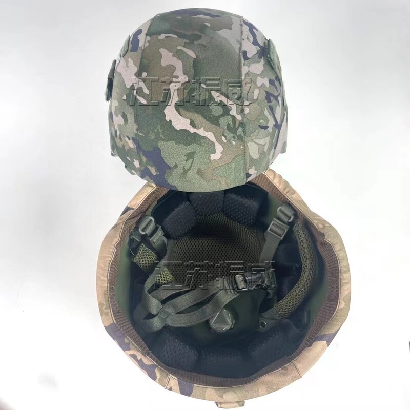 Qgf03 Protective Helmet Camouflage Cap Cover Anti-Riot Steel Helmet Cap Cover Adjustable Modified Tactical Accessories Wholesale Special Operations