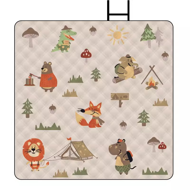 동물 캠핑---2X 2m 명주 + 160g 무접착제 면 + 210D 옥스포드 천