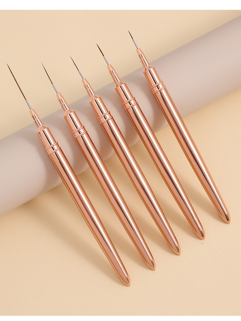 Estilo japonés pluma de dibujo de uñas pluma de línea de dibujo fino tienda de uñas pintura de color especial línea de dibujo de flores pintura de la mano muñeca extremadamente fina