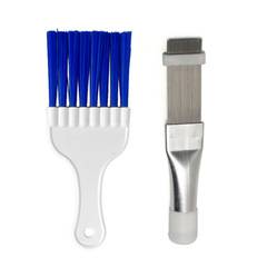 Cross-border plastic cleaning brush fin fin brush comb condenser cleaning brush radiator brush air conditioning fin comb