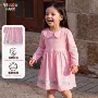 娃娃领秋冬跨境长袖童裙