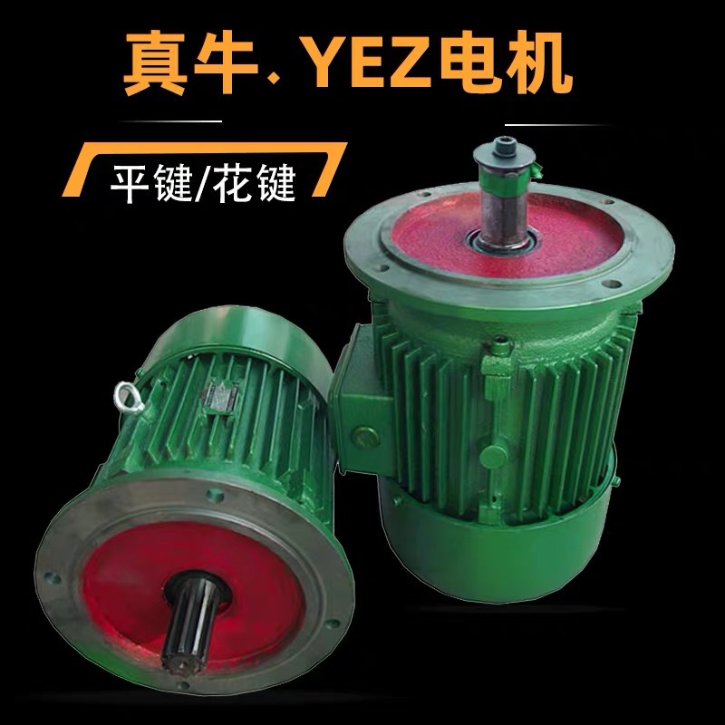 河南真牛 YEZ  锥形转子三相异步 电机工业高效稳定电动机