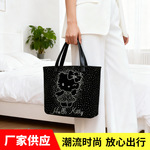 2025新款丝绒满天星可爱卡通单肩斜跨手提包