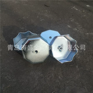 工厂加工拉伸激光切割  冲压拉伸六角柱法兰盘 电镀锌六角管柱帽