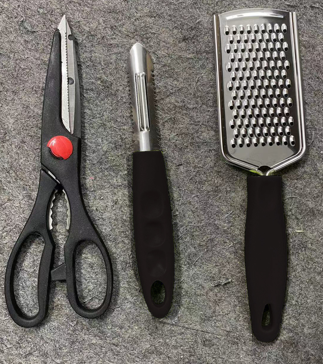 3件套厨具 厨房剪刀瓜刨芝士刨多用刨套装厨房小工具
