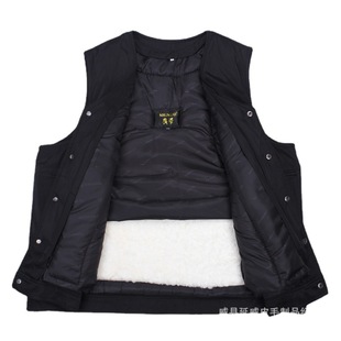 Manufacturers supply sheepskin vest wholesale loose noodles new men's fur vest