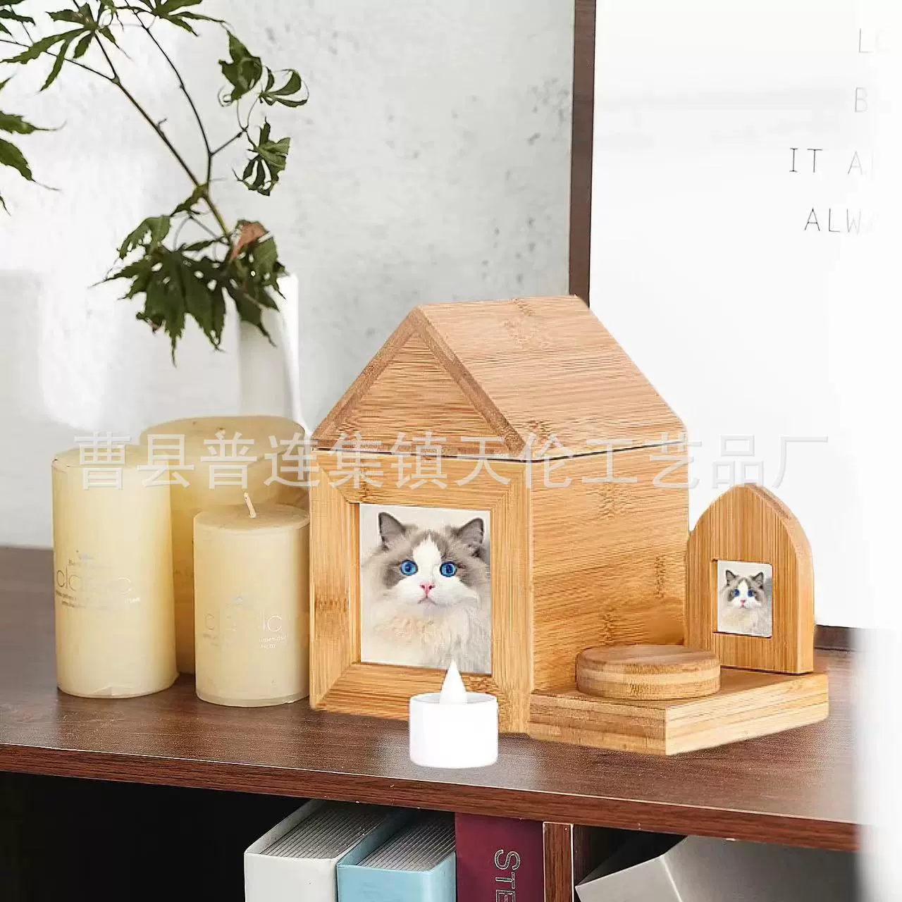 Урна для домашних животных, деревянная мемориальная коробка для собак, товары для кошек, товары для домашних животных, урна, фоторамка, сувенир для домашних животных