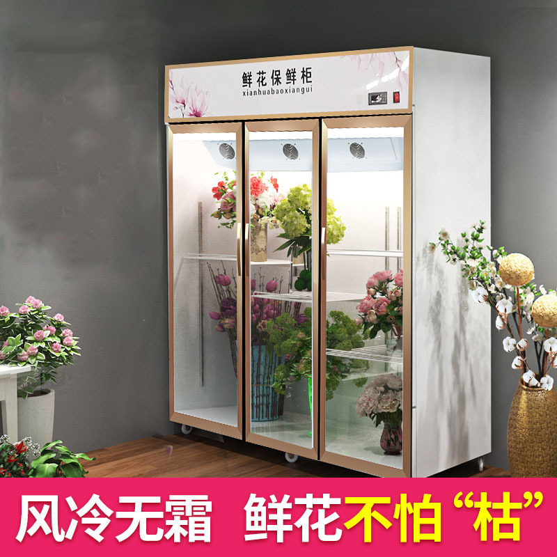 鲜花保鲜柜展示柜 风冷无霜 商用超市鲜花店 多种款式 全国联保
