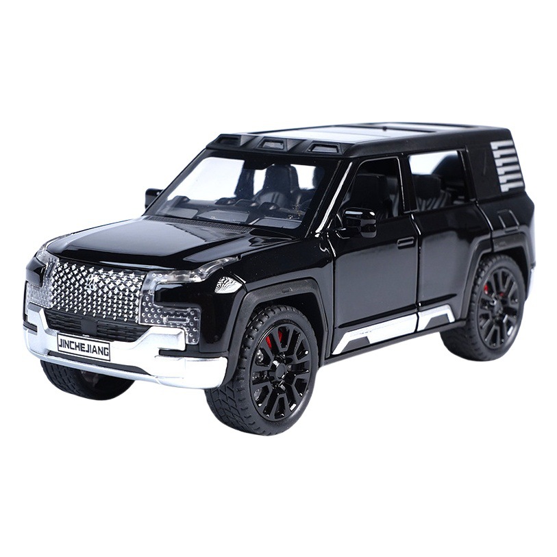 Modelo de coche de aleación de simulación Lijiaxin 1:32 BYD buscando U8 juguetes de sonido y luz Tire hacia atrás todoterreno modelo de vehículo adornos