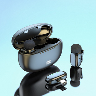 High-Quality Wireless Lavalier Microphone L08 Intelligent Noise Reduction High-Definition Radio Outdoor Live Broadcast Multi-Compatible Lavalier Microphone