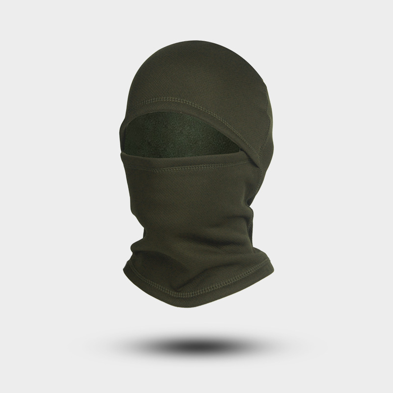 Otoño y invierno de veludo calentamiento grueso gorra deportiva al aire libre sombrero de esquí de bicicleta a prueba de viento sombrero frío camuflaje máscara gruesa