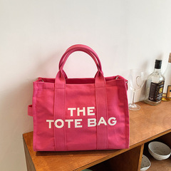 Korean Large Capacity Printed Letter Tote Bag 2023 New Trendy Versatile Shoulder Bag Casual Crossbody Bag for Women