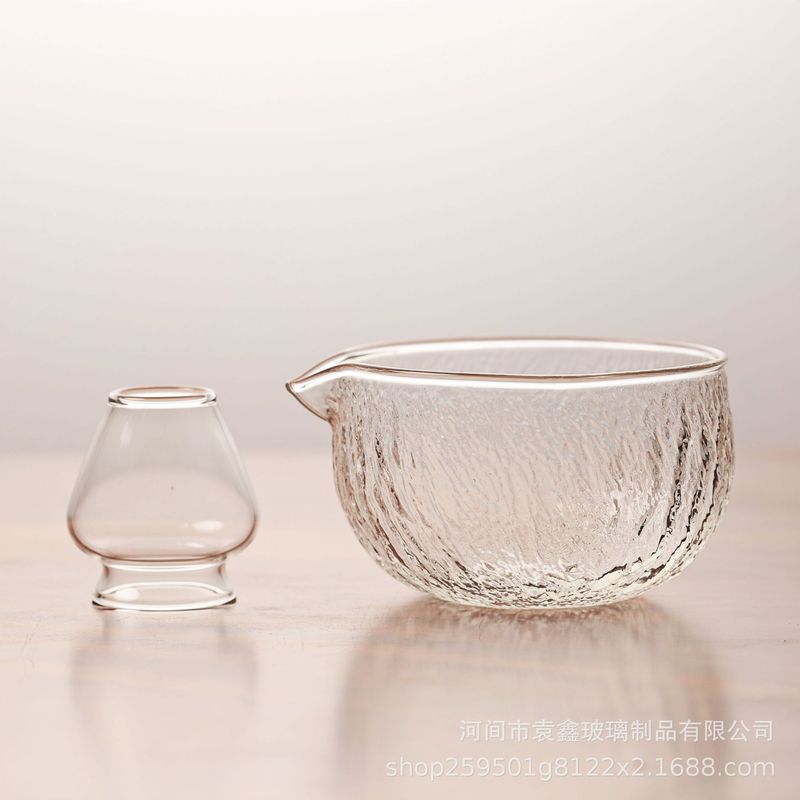 跨境专供 日式玻璃锤纹抹茶茶具套装茶筅抹茶刷百本立茶筅立组合|undefined