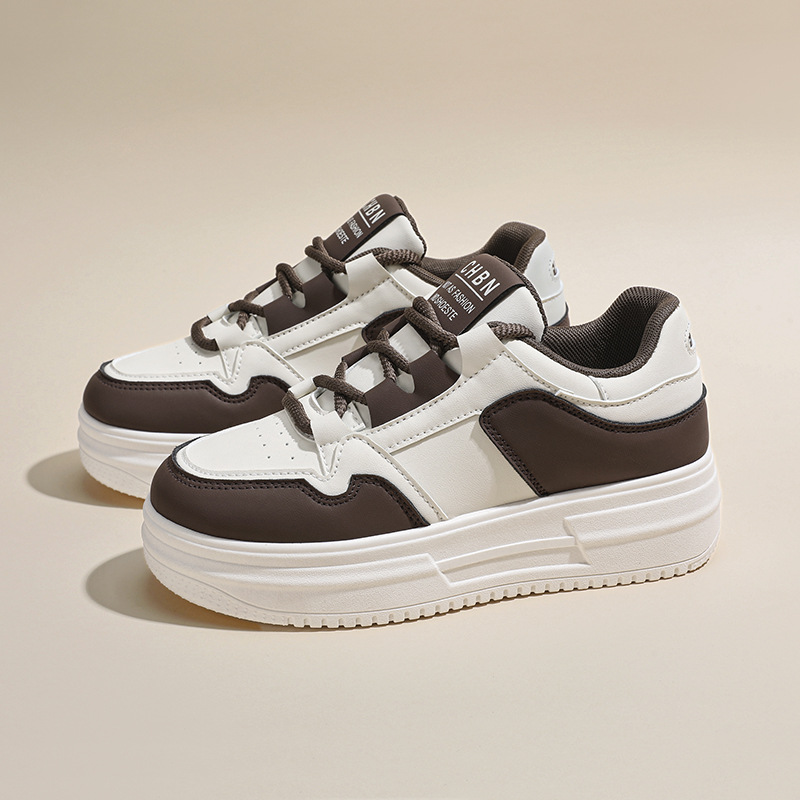 Zapatos de mujer de otoño nuevos zapatos transpirables blancos de mujer inns coreanos de suela gruesa zapatos deportivos casuales zapatos de moda