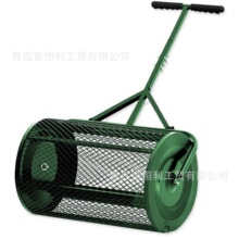 T型手柄金属网手动撒播器分体式网状滚轮花园护理草坪肥料撒布机