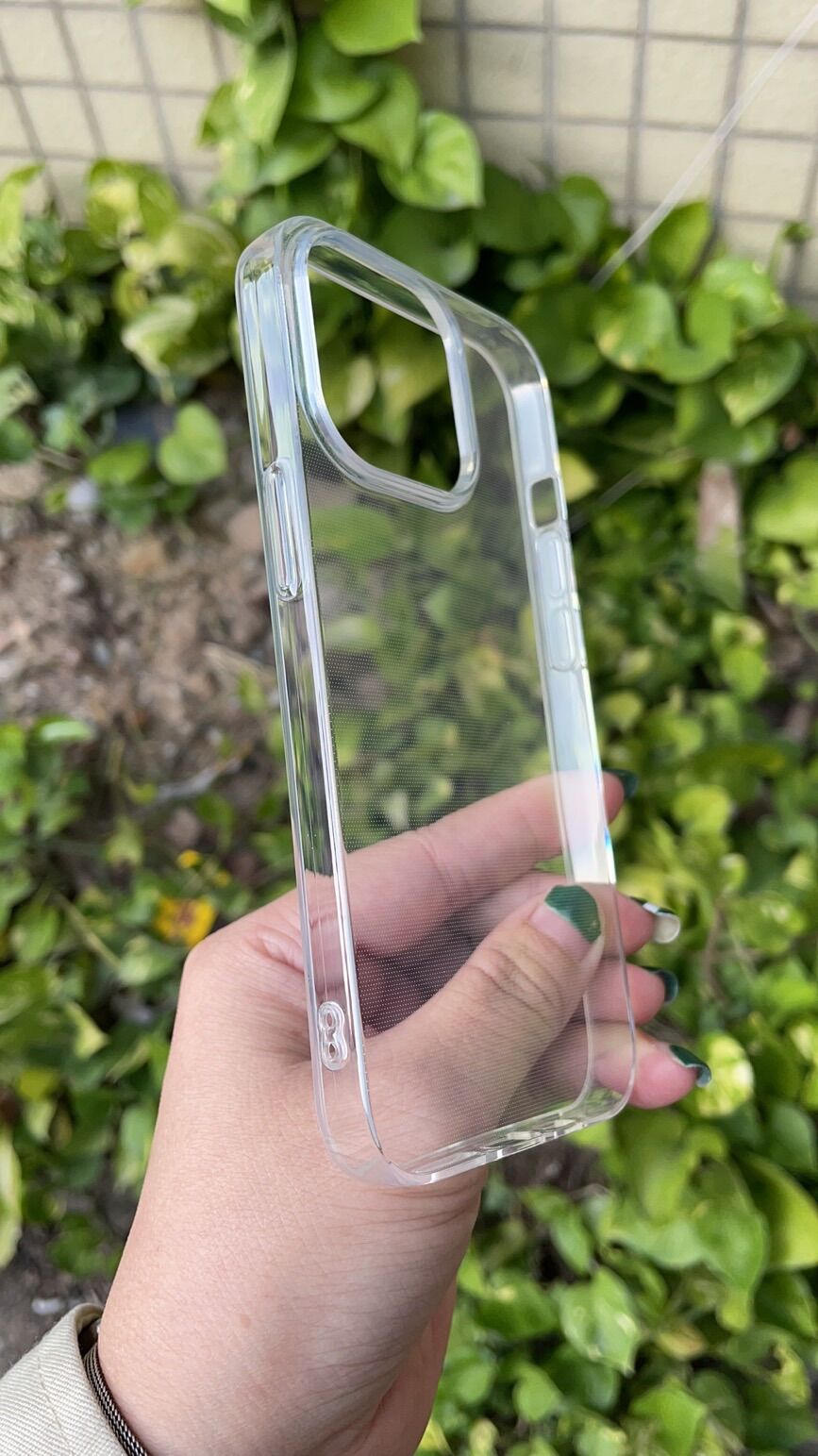 iPhone 16 Pro için uygun, şık şeffaf TPU telefon kılıfı, Apple 16 için sararmaz, yüksek şeffaflıkta, ultra ince ve yumuşak kılıf.