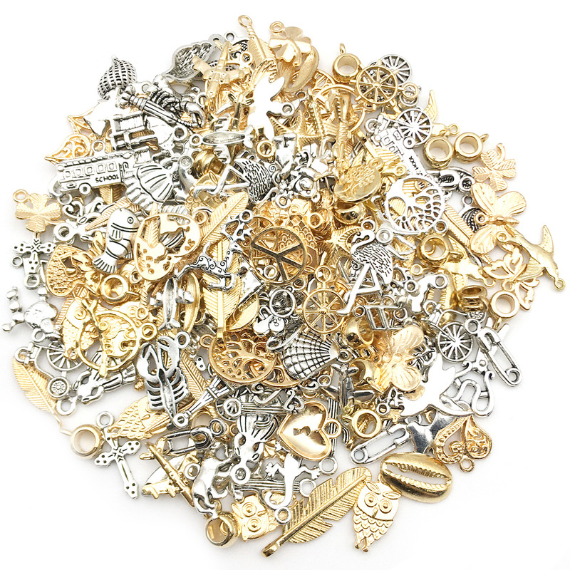 20/50/100 9 色の混合オイルドリップ合金ジュエリーアクセサリー DIY ブレスレットネックレスペンダントペンダントのクロスボーダー特別供給|undefined