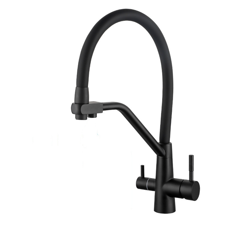 304 acero inoxidable tres canales de agua 3 - en - 1 agua pura agua caliente refrigeración grifo de cocina