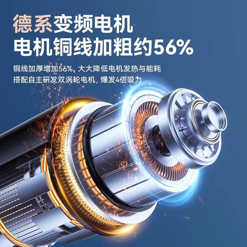 Wireless powerful vacuum cleaner for home use