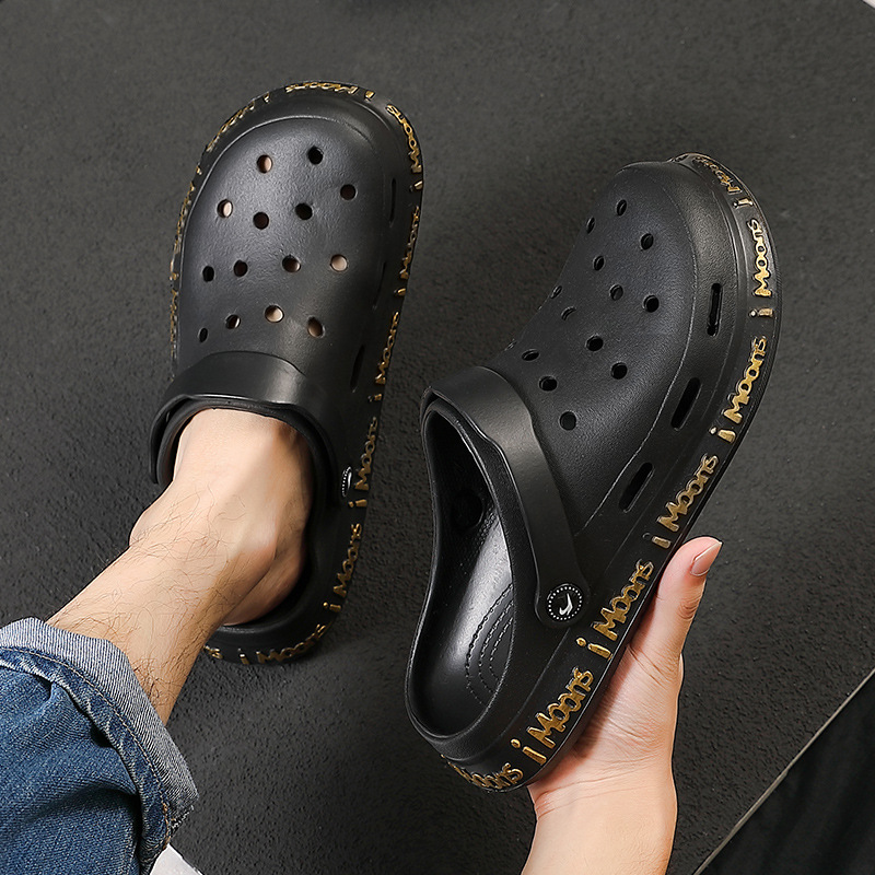 Hole shoes men's summer outer wear Baoto...