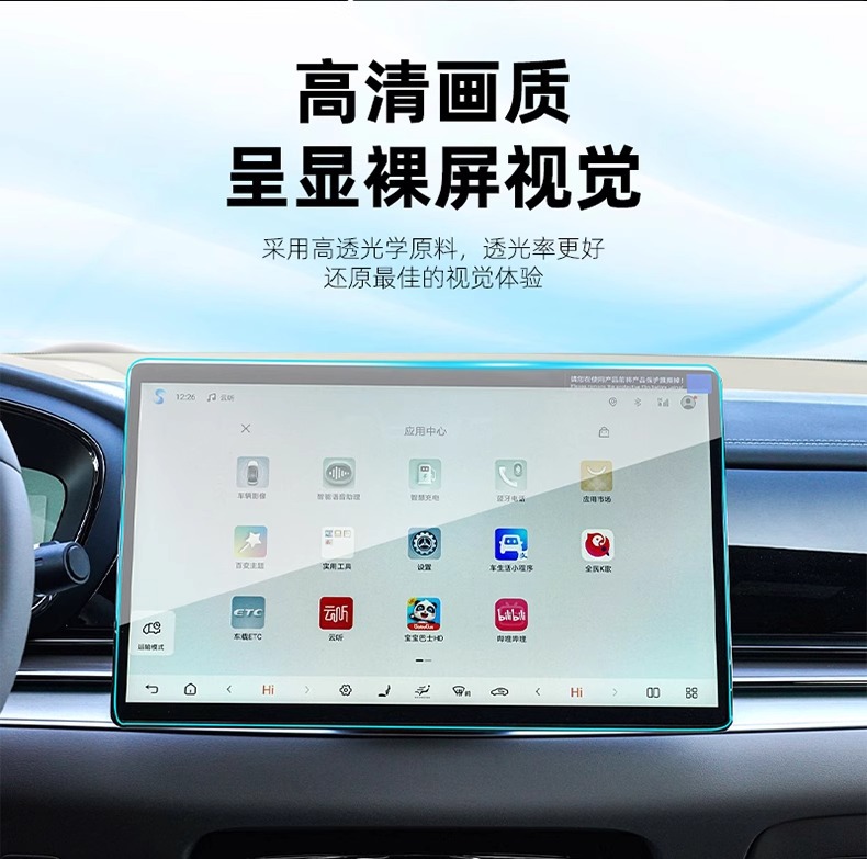 25 Gac Trumpchi M8 Master Legend Master Rear Armrest Protective Film Central Control Navigation Screen Tempered Film