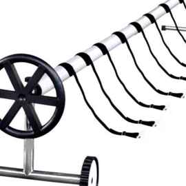 泳池保温膜收膜车泳池盖布卷车游泳池盖膜收架伸缩收膜架