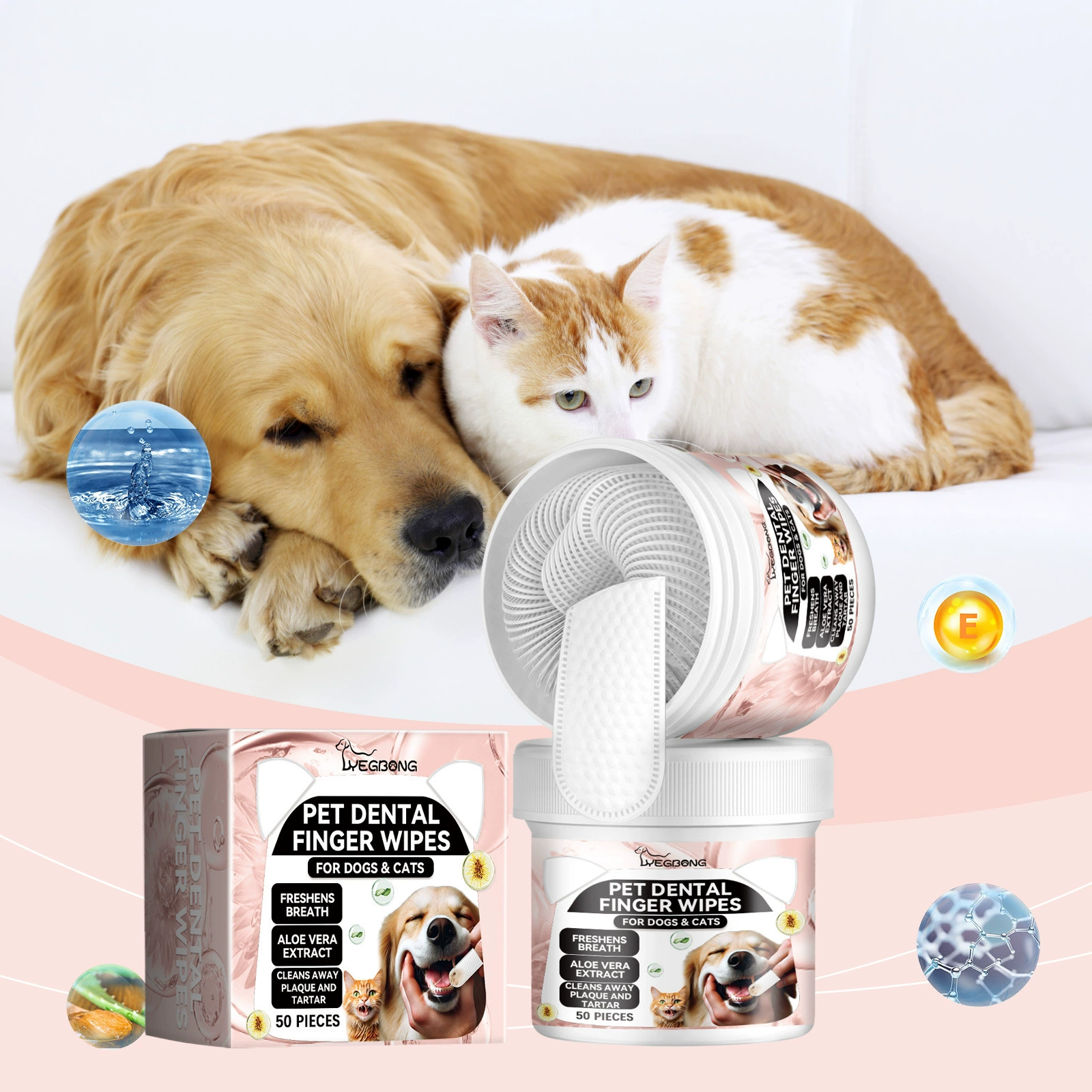 YEGBONG Чистящие пальцы для домашних животных Очистка зубов полости рта Уход за зубами и деснами Очистка зубов домашних животных Чистка пальцев
