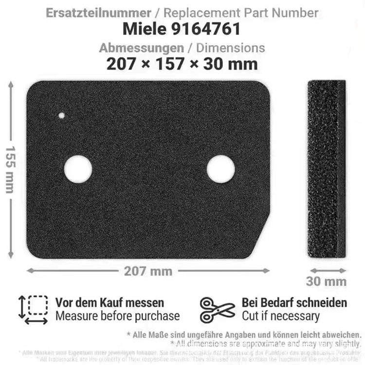 双层复合海绵过滤器滤绵 烘干机风道吸附海绵 滚筒式干衣机过滤棉